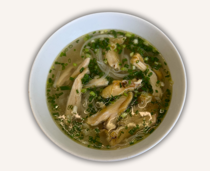 Phở ức gà xé